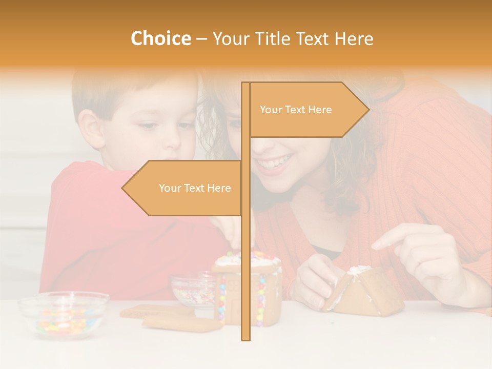 Gingerbread House Entertainment Christmas PowerPoint Template