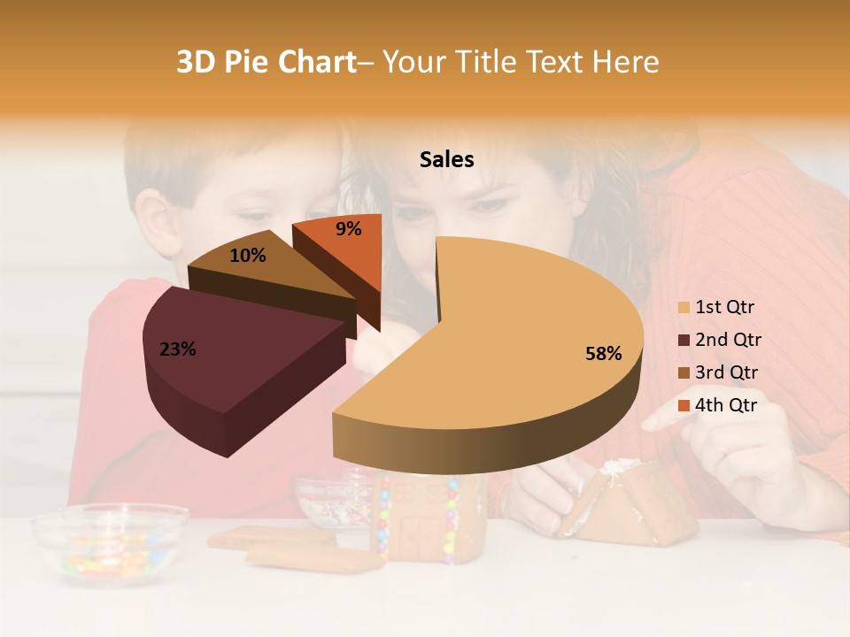 Gingerbread House Entertainment Christmas PowerPoint Template