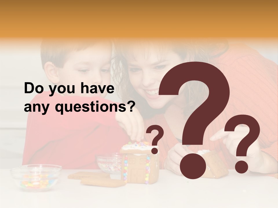 Gingerbread House Entertainment Christmas PowerPoint Template