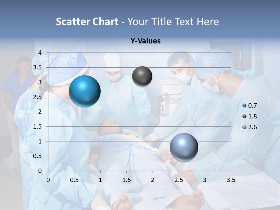 A Group Of Doctors Performing Surgery In A Hospital PowerPoint Template