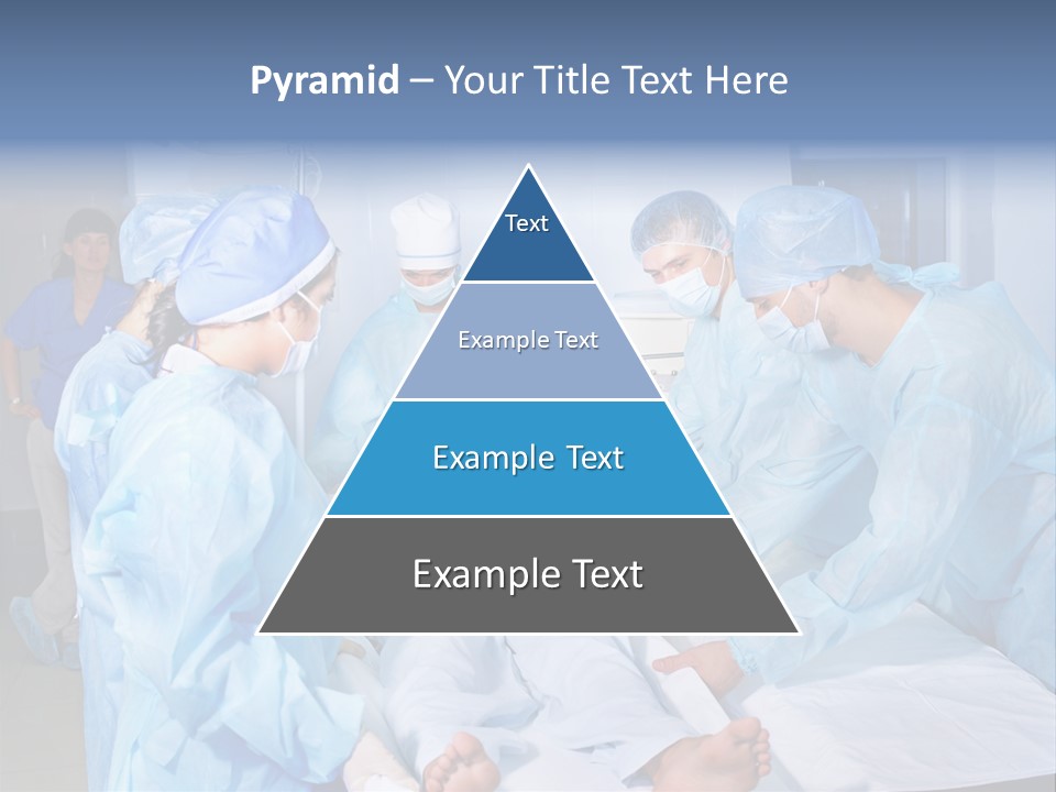 A Group Of Doctors Performing Surgery In A Hospital PowerPoint Template
