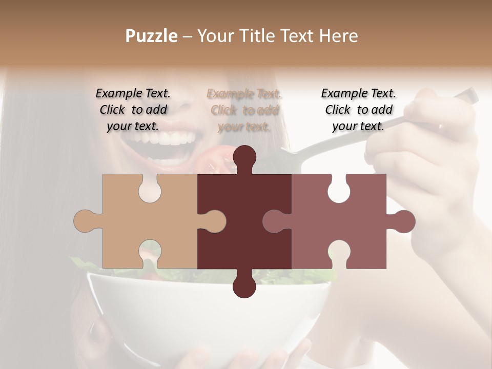 Sick Girl Collage PowerPoint Template