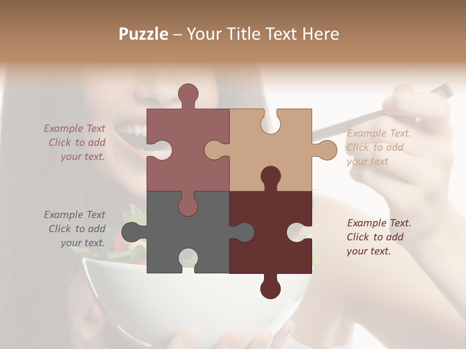 Sick Girl Collage PowerPoint Template