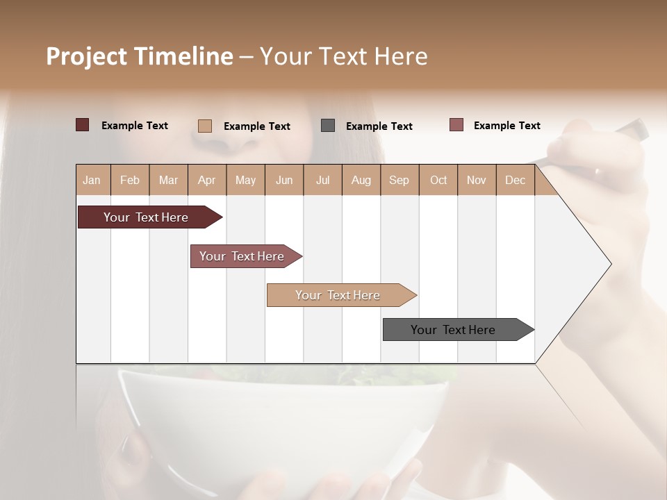 Sick Girl Collage PowerPoint Template