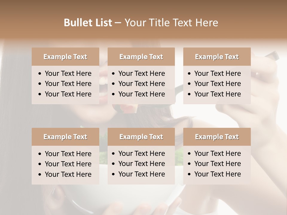 Sick Girl Collage PowerPoint Template