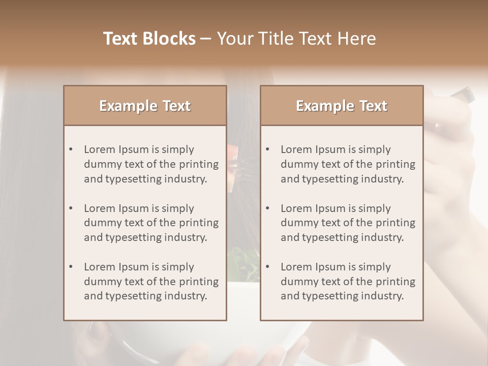 Sick Girl Collage PowerPoint Template