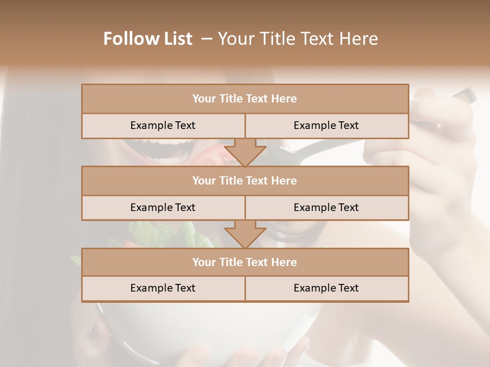 Sick Girl Collage PowerPoint Template