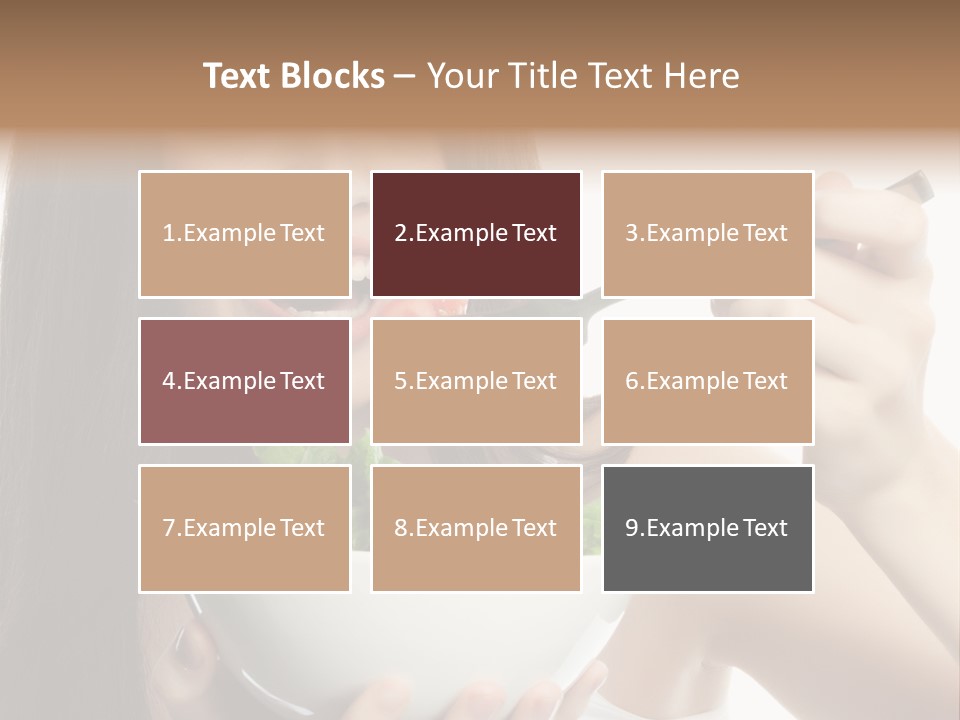 Sick Girl Collage PowerPoint Template