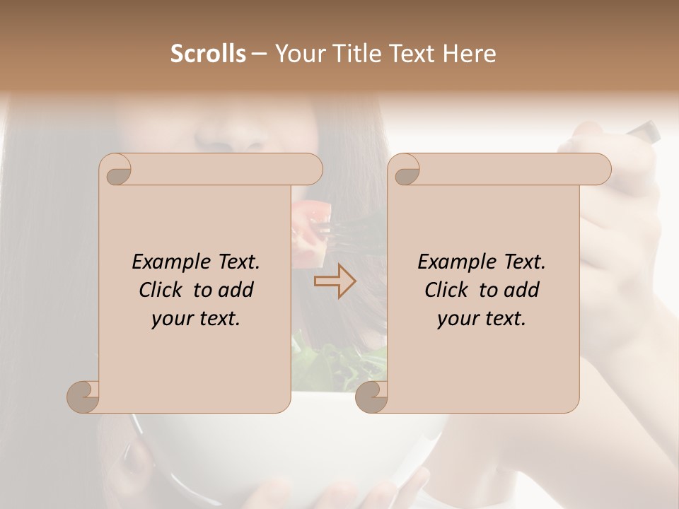 Sick Girl Collage PowerPoint Template