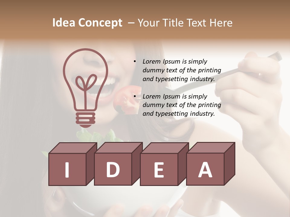 Sick Girl Collage PowerPoint Template