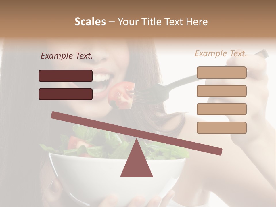 Sick Girl Collage PowerPoint Template