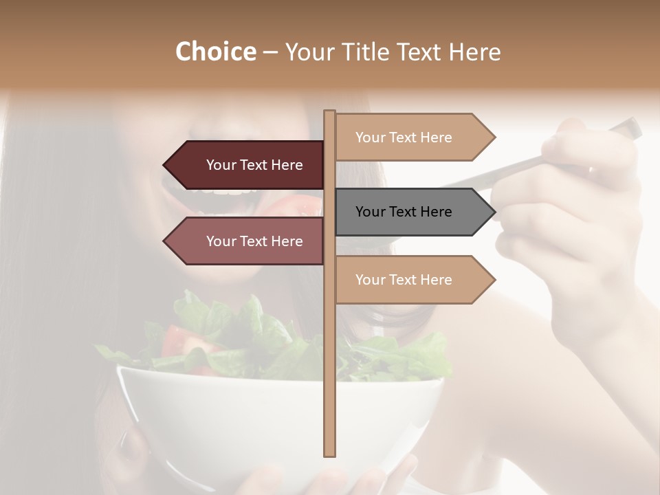 Sick Girl Collage PowerPoint Template