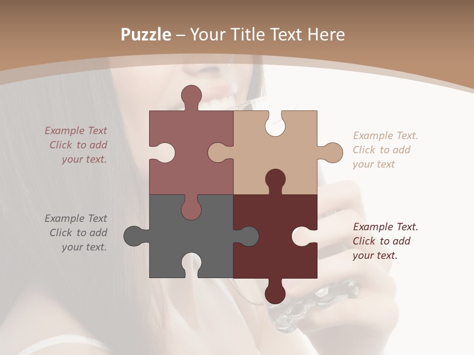 Diet Young Pretty PowerPoint Template