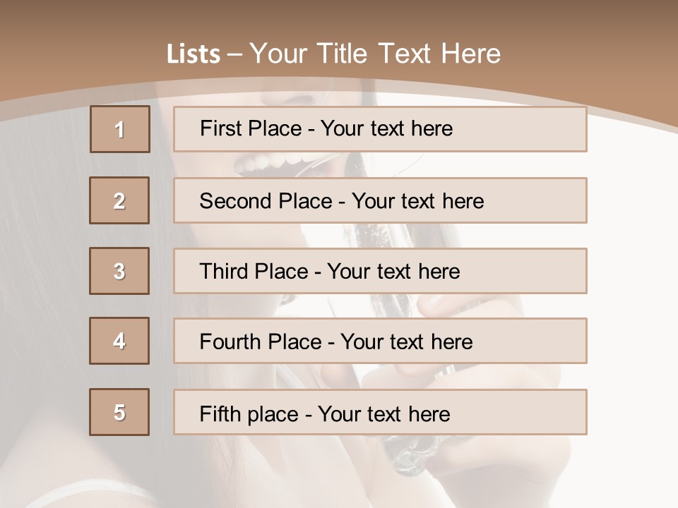 Diet Young Pretty PowerPoint Template