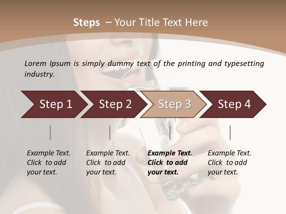 Diet Young Pretty PowerPoint Template