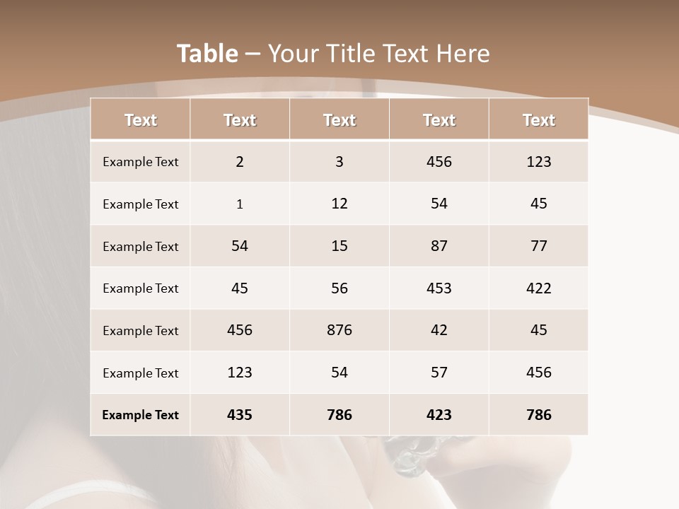 Diet Young Pretty PowerPoint Template