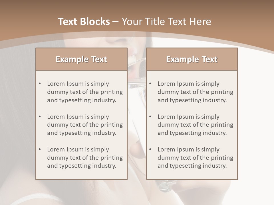 Diet Young Pretty PowerPoint Template