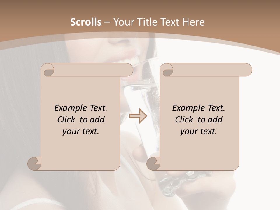 Diet Young Pretty PowerPoint Template