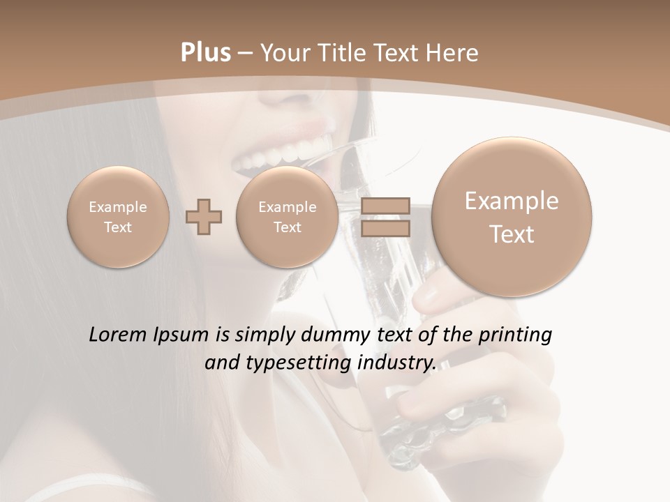 Diet Young Pretty PowerPoint Template