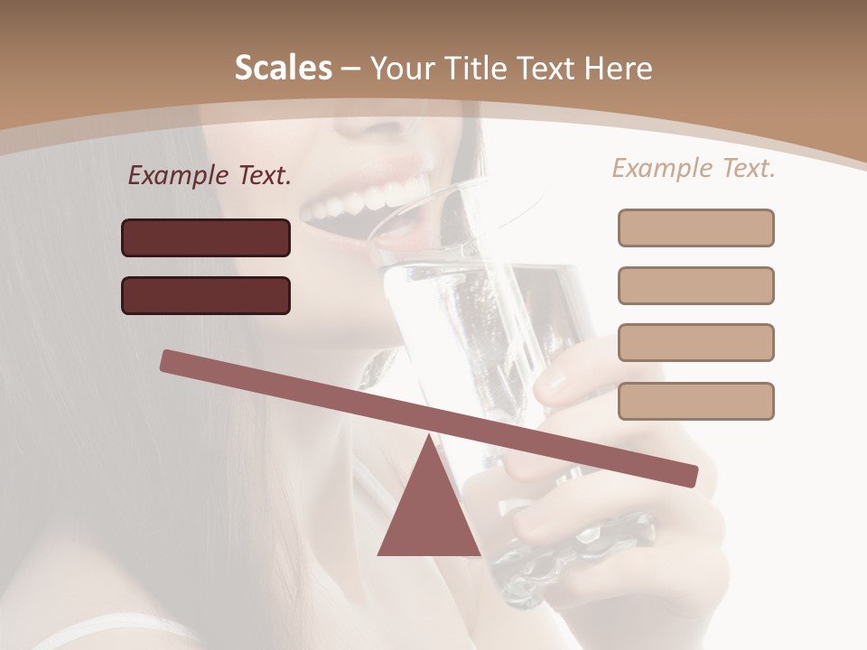 Diet Young Pretty PowerPoint Template