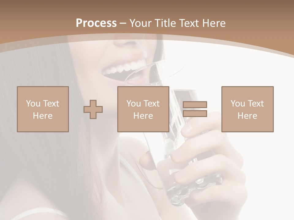 Diet Young Pretty PowerPoint Template