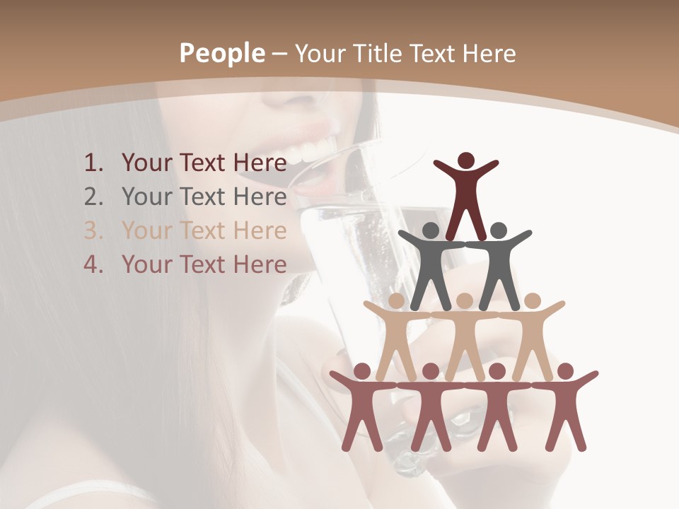 Diet Young Pretty PowerPoint Template