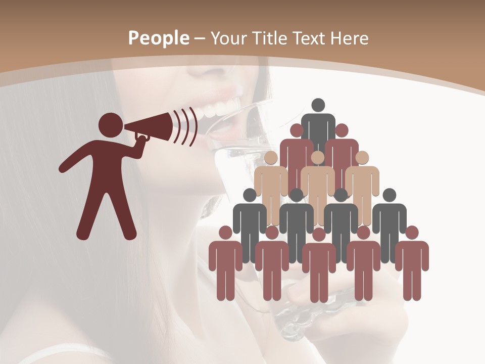 Diet Young Pretty PowerPoint Template