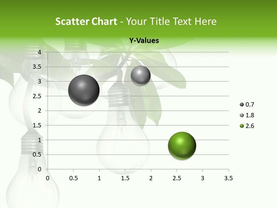 A Bunch Of Light Bulbs Hanging From A Tree PowerPoint Template
