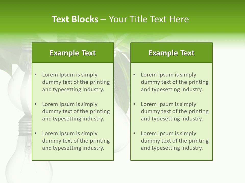 A Bunch Of Light Bulbs Hanging From A Tree PowerPoint Template