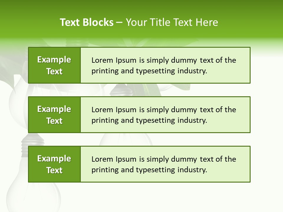 A Bunch Of Light Bulbs Hanging From A Tree PowerPoint Template