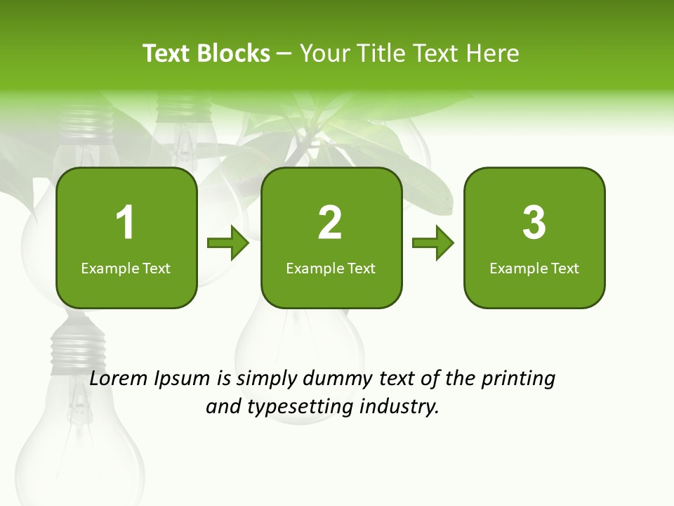 A Bunch Of Light Bulbs Hanging From A Tree PowerPoint Template