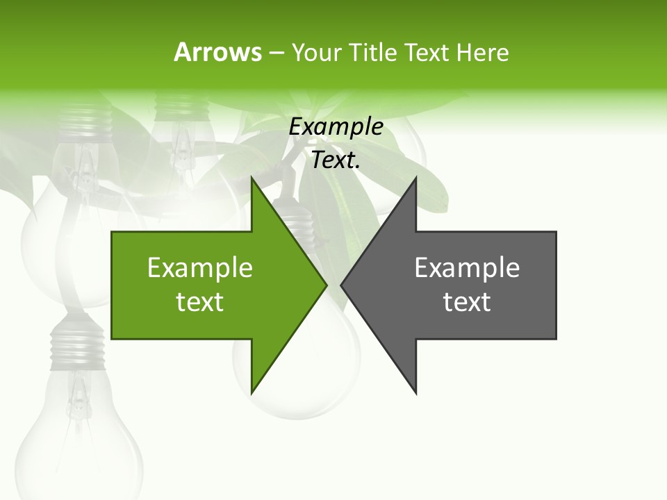 A Bunch Of Light Bulbs Hanging From A Tree PowerPoint Template