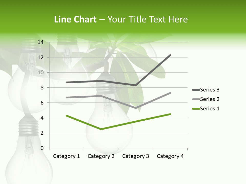 A Bunch Of Light Bulbs Hanging From A Tree PowerPoint Template