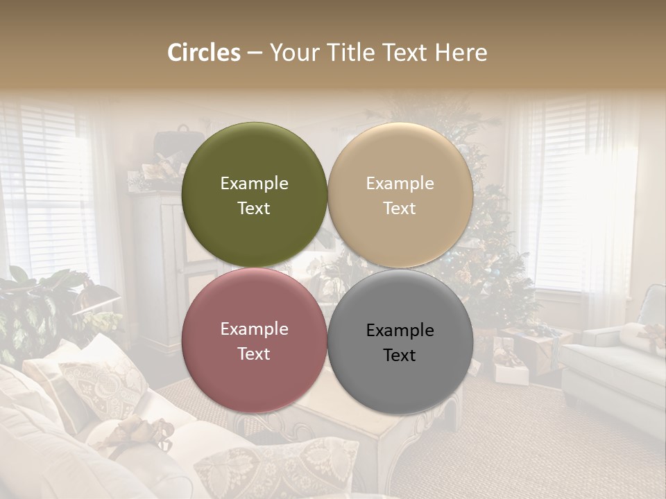 Celebration Caramel Confection PowerPoint Template