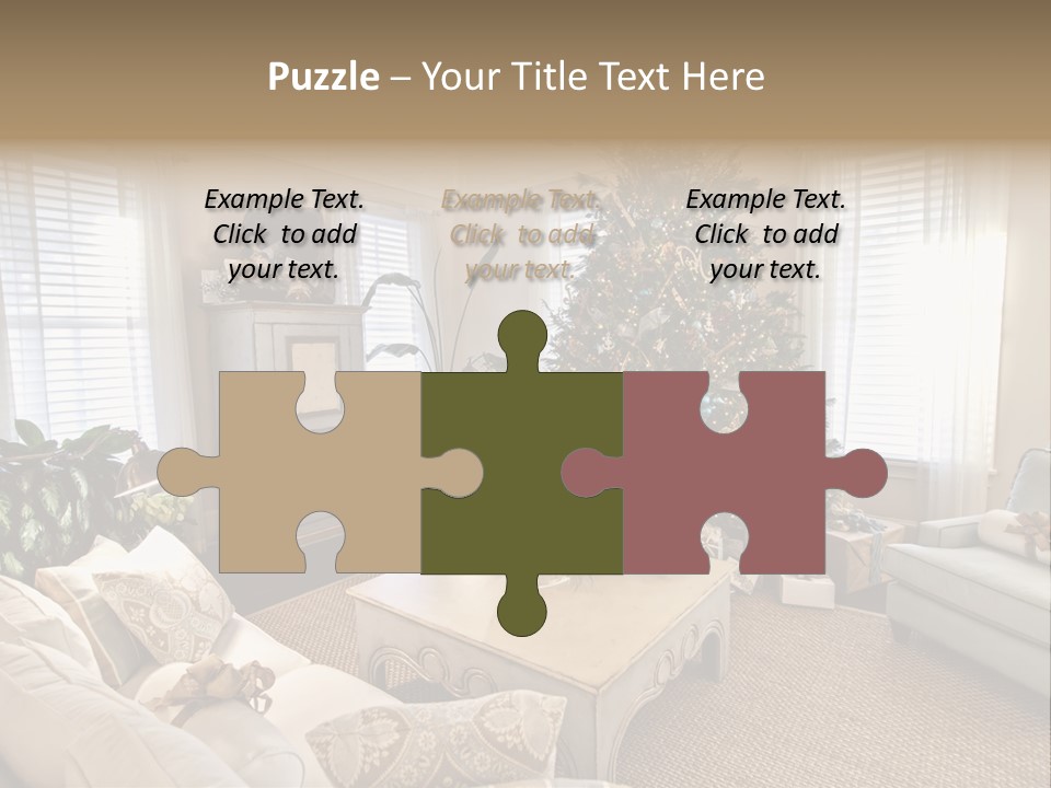 Celebration Caramel Confection PowerPoint Template