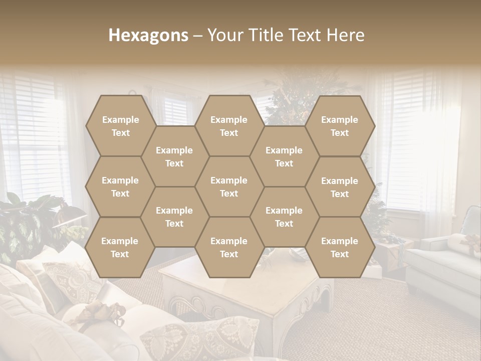 Celebration Caramel Confection PowerPoint Template