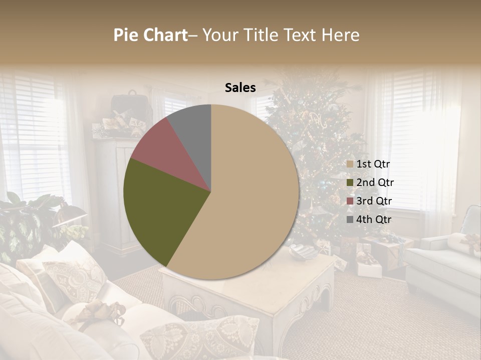 Celebration Caramel Confection PowerPoint Template