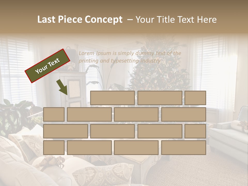 Celebration Caramel Confection PowerPoint Template