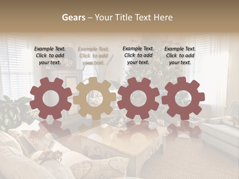 Celebration Caramel Confection PowerPoint Template