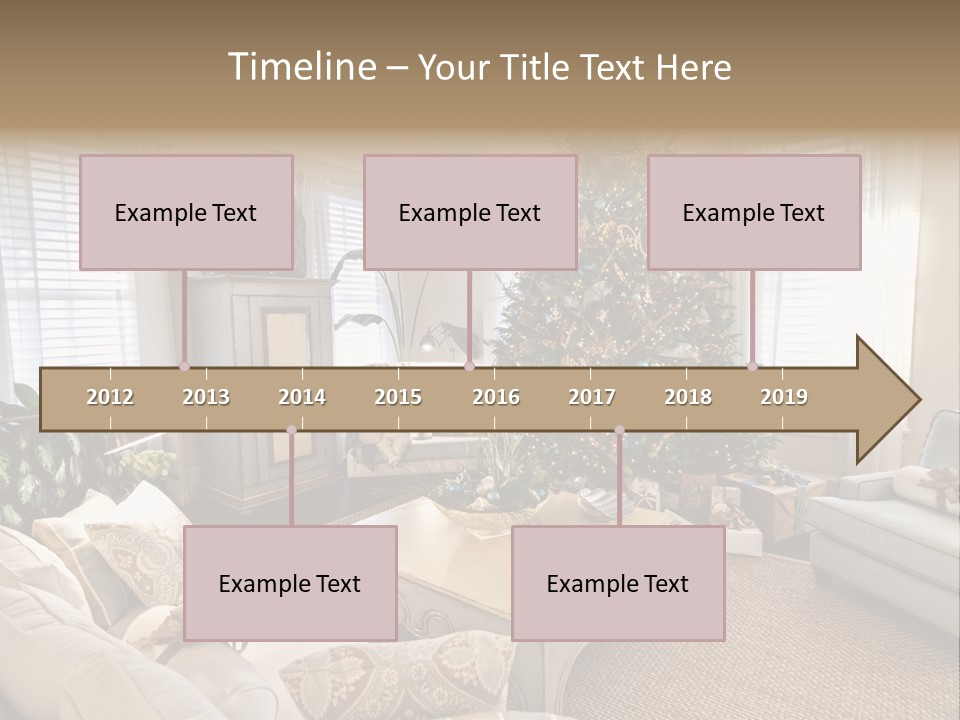 Celebration Caramel Confection PowerPoint Template