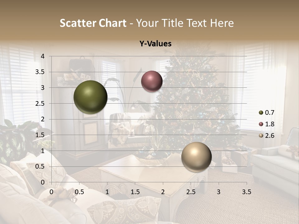 Celebration Caramel Confection PowerPoint Template