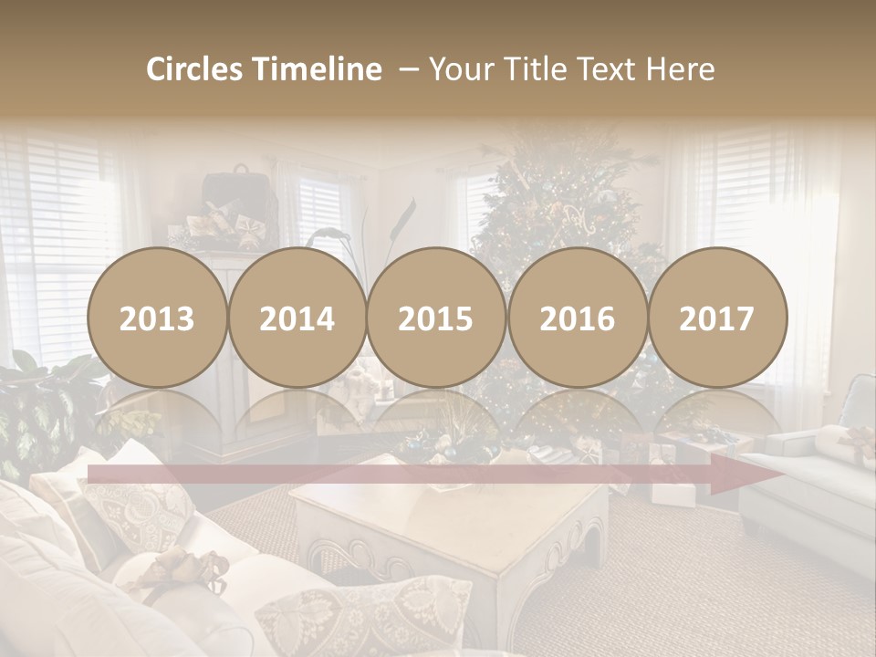 Celebration Caramel Confection PowerPoint Template