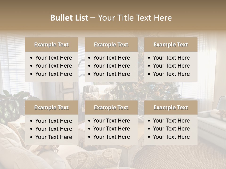 Celebration Caramel Confection PowerPoint Template