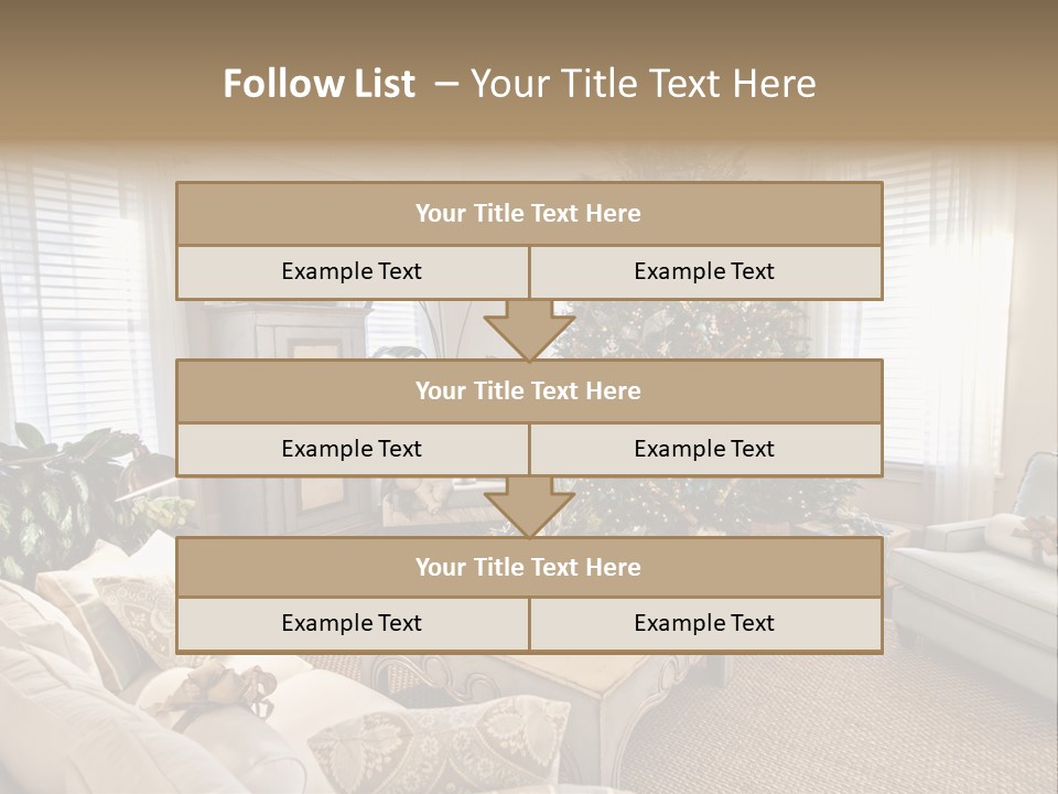 Celebration Caramel Confection PowerPoint Template