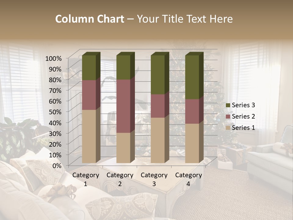 Celebration Caramel Confection PowerPoint Template
