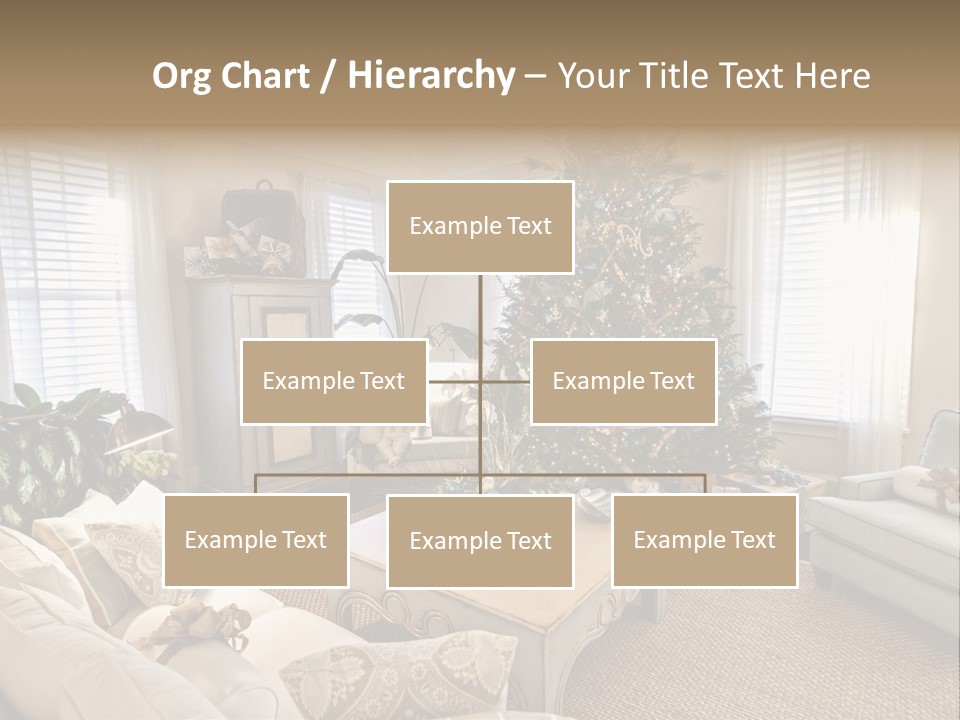 Celebration Caramel Confection PowerPoint Template