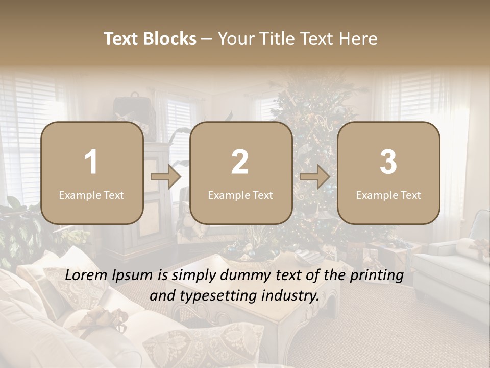 Celebration Caramel Confection PowerPoint Template