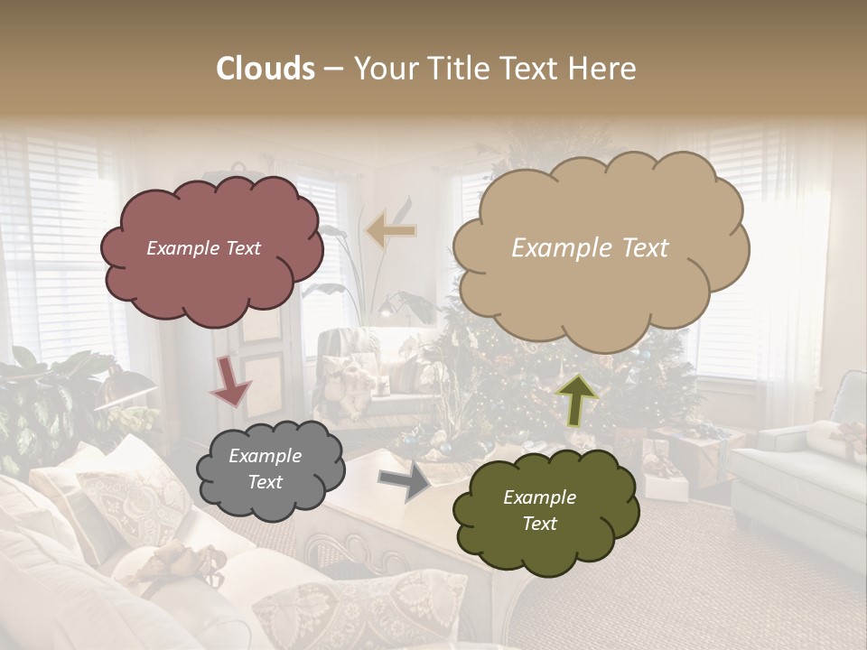 Celebration Caramel Confection PowerPoint Template