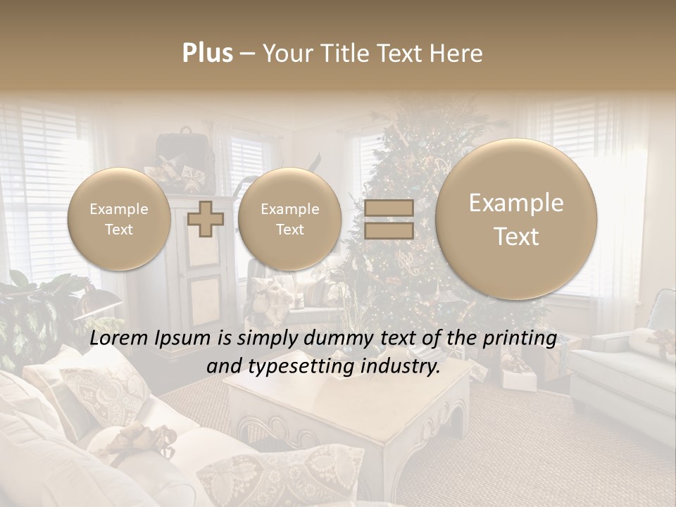 Celebration Caramel Confection PowerPoint Template