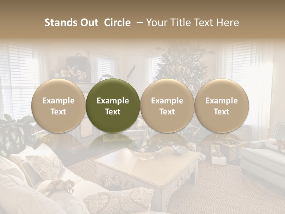 Celebration Caramel Confection PowerPoint Template